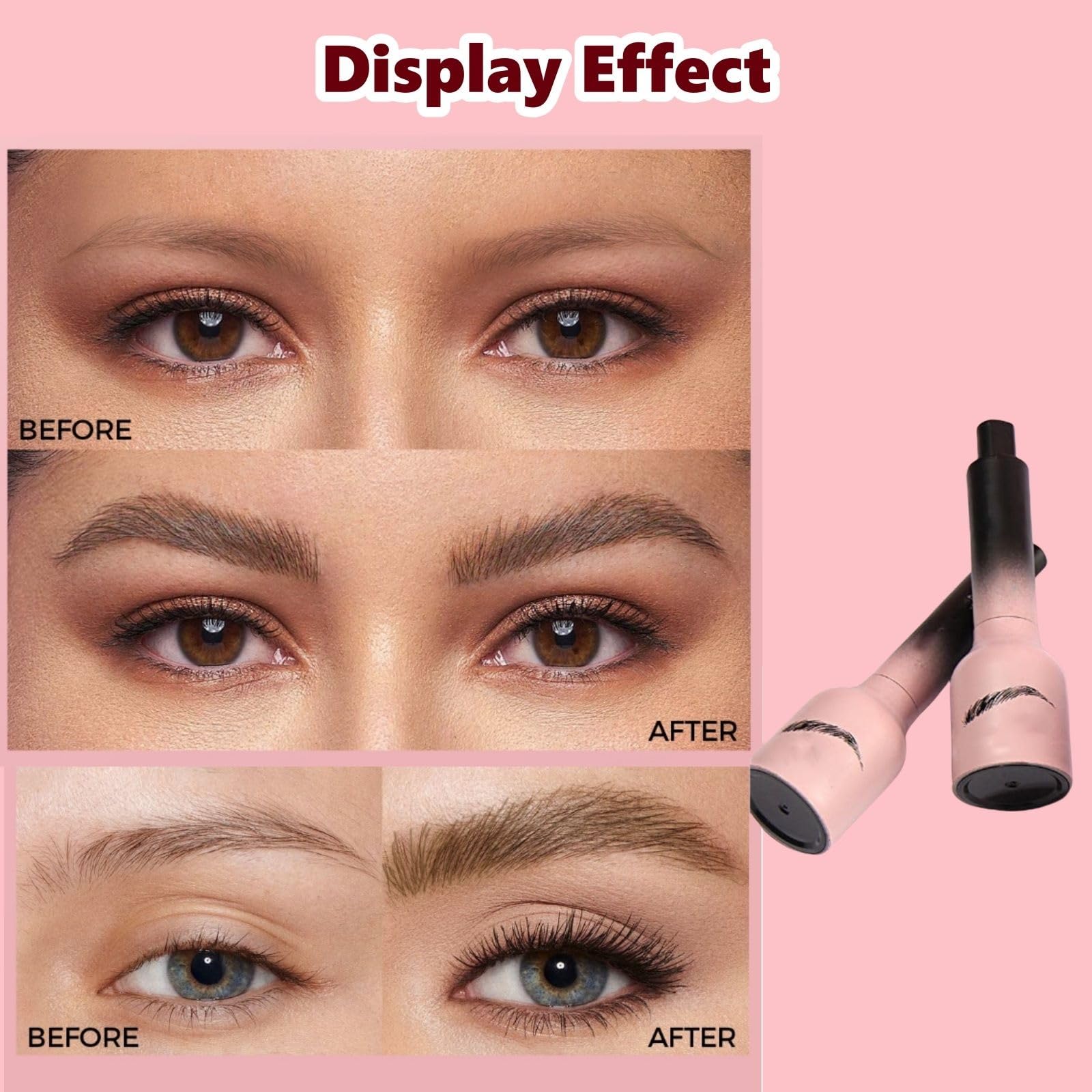 Рідка кисть для брів Angled Brush & Dip #02Taupe, фото №4