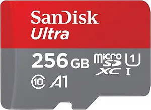 Карта памяти SanDisk Ultra Android microSDXC 256GB + Adapter UHS-I Class 10 U1 A1 - Фото 1