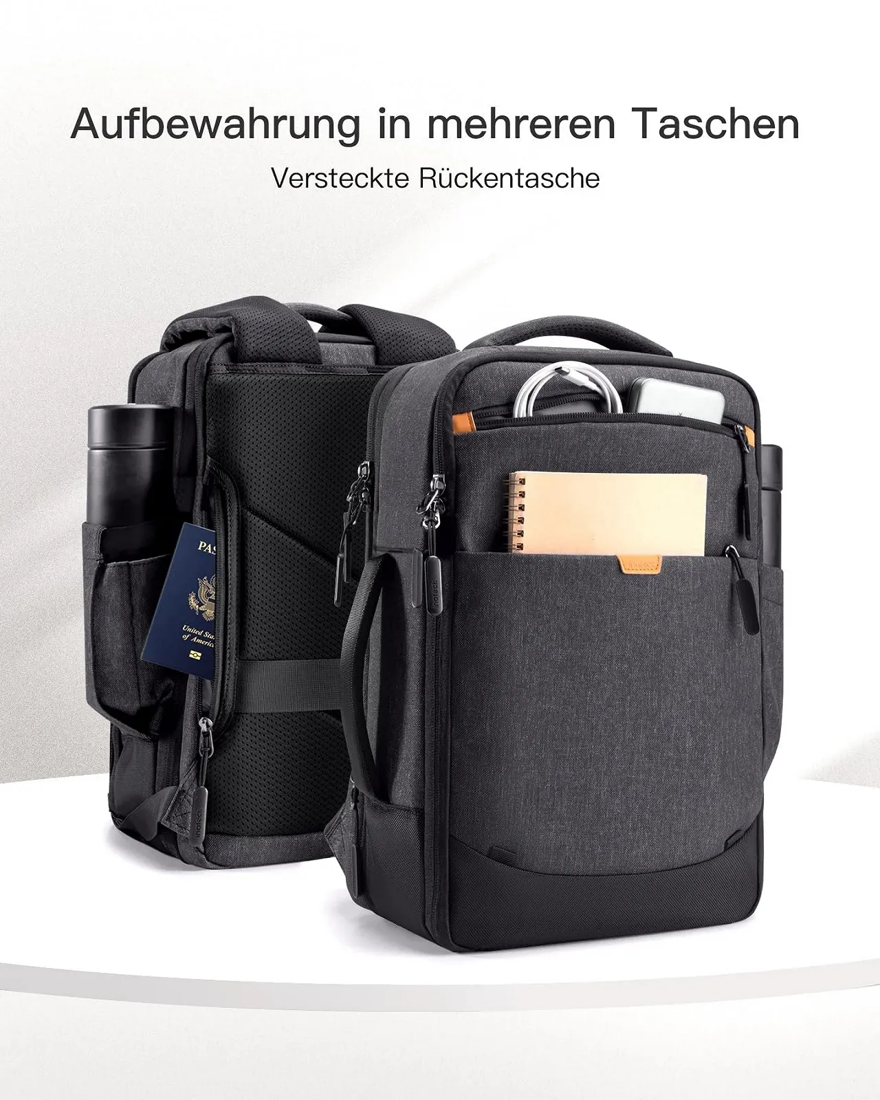 Рюкзак для ноутбука Inateck 17-20L Ryanair Hand Luggage 14 Inch MacBook Pro, фото №5 Рюкзак для ноутбука Inateck 17-20L Ryanair Hand Luggage 14 Inch MacBook Pro, фото №5