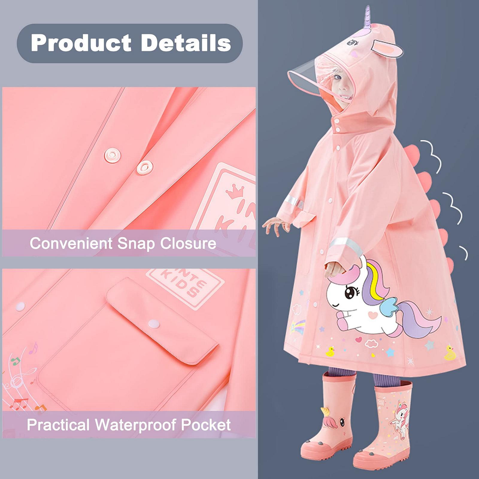Детский дождевой плащ-пончо, мультяшная дождевая накидка, водонепроницаемая одежда для улицы с портативной сумкой, размер 5-6 лет, фото №3 Детский дождевой плащ-пончо, мультяшная дождевая накидка, водонепроницаемая одежда для улицы с портативной сумкой, размер 5-6 лет, фото №3