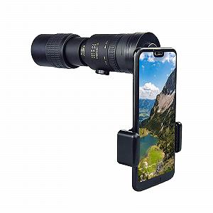 Монокуляр Super Telephoto Zoom 4K 10-300 x 40 мм Портативный с адаптером для смартфона и штативом synthetic.ua - Фото 1