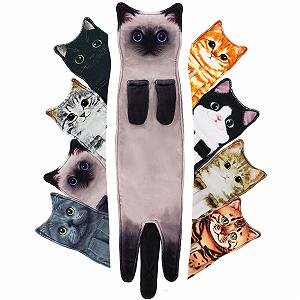 Полотенце декоративное подвесное Siamese Cat 61 x 15 см - Фото 1