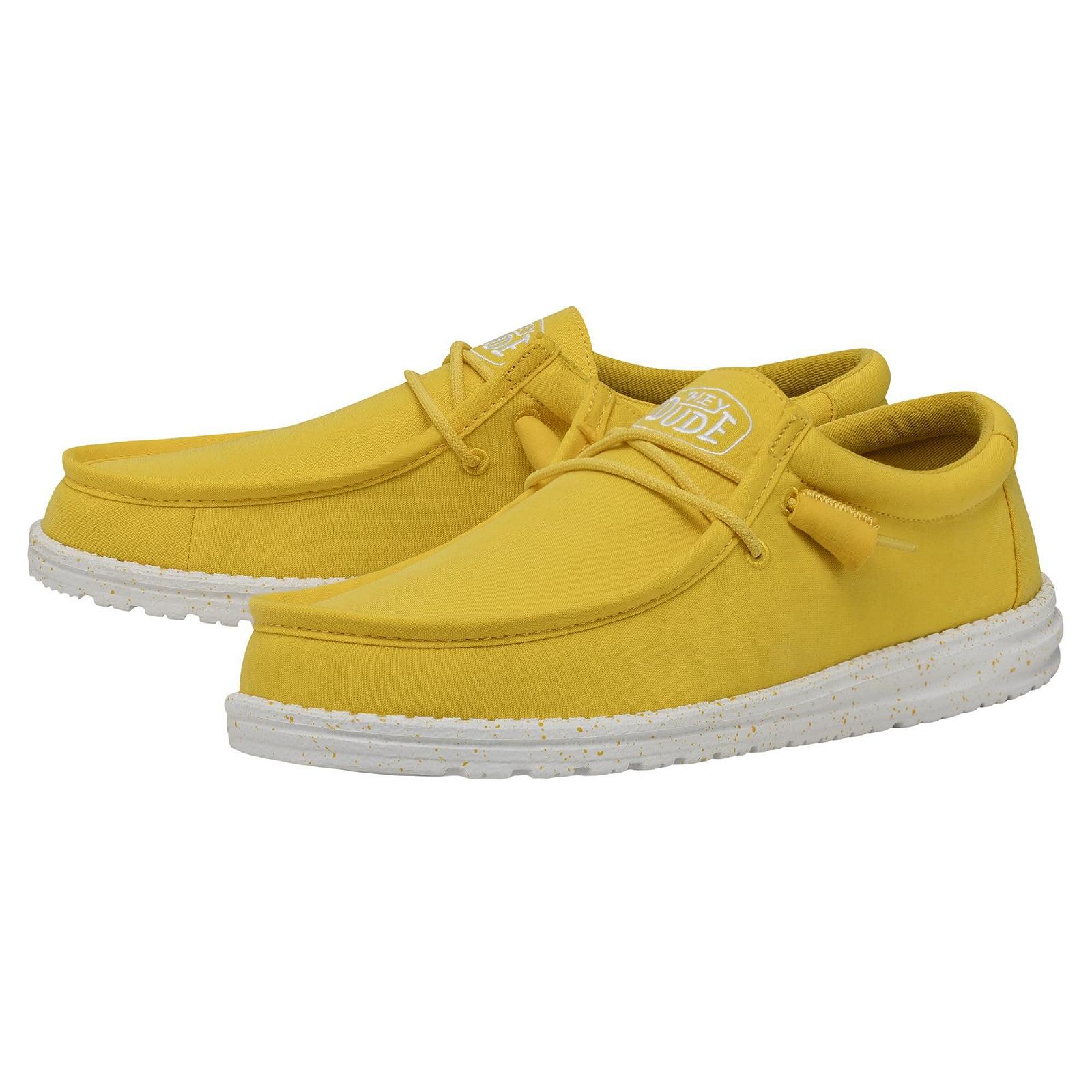 Туфли HEYDUDE Wally Slub Canvas Moc Toe для мужчин, фото №4