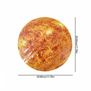 Наклейка на стіну PRETYZOOM Сонце та планети ПВХ synthetic.ua - Фото 1