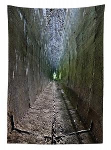 Скатертина ABAKUHAUS Dungeon Old Side Tunnel 140 x 170 см Коричнева synthetic.ua - Фото 1