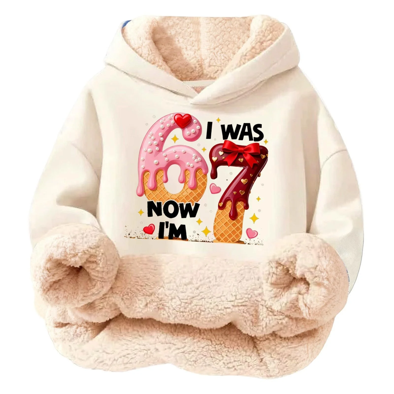 Свитшот 67 Prints для девочки-подростка, размер 164, 152, для детей, размер 140, Худи, Мягкий худи, Детская одежда первой необходимости, размер 176, Спортивный костюм, Зимняя флисовая куртка, Флисовый джемпер, фото №1