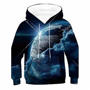 Худі Generisch 2025 3D з малюнком для хлопчиків та дівчаток - Фото 1