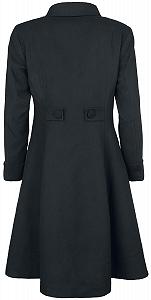 Пальто Gothicana by EMP Двубортное Черный synthetic.ua - Фото 1