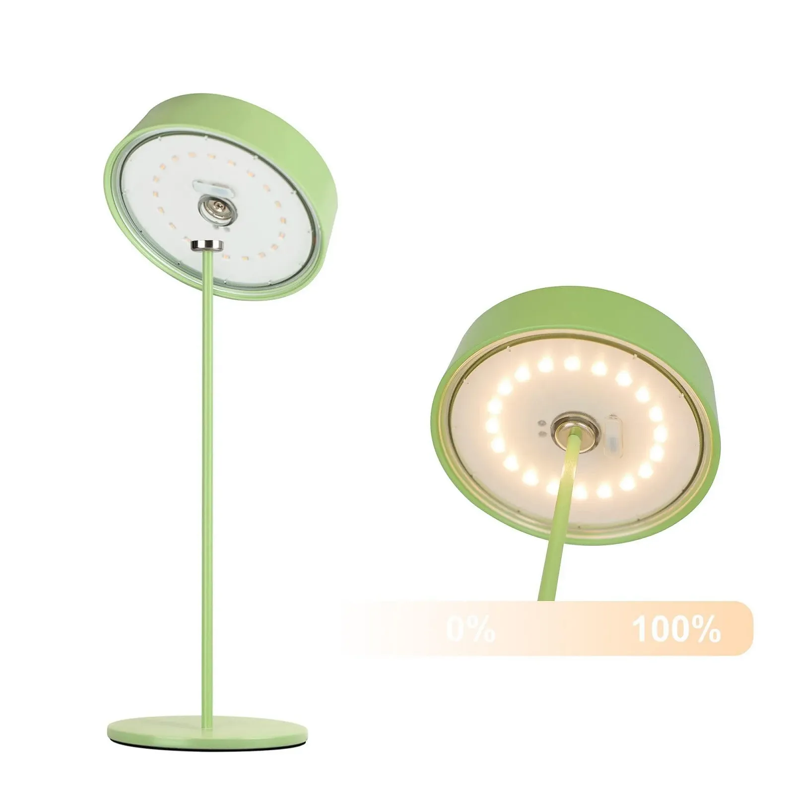 Настільна лампа Palmina 901 LED Регульована яскравість 4400 mAh Бездротова IP54 Зелена, фото №2