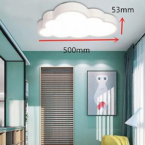 Светильник Esyogen Cloud Children's Room LED потолочный 36 Вт белый тканевая форма облака synthetic.ua - Фото 1