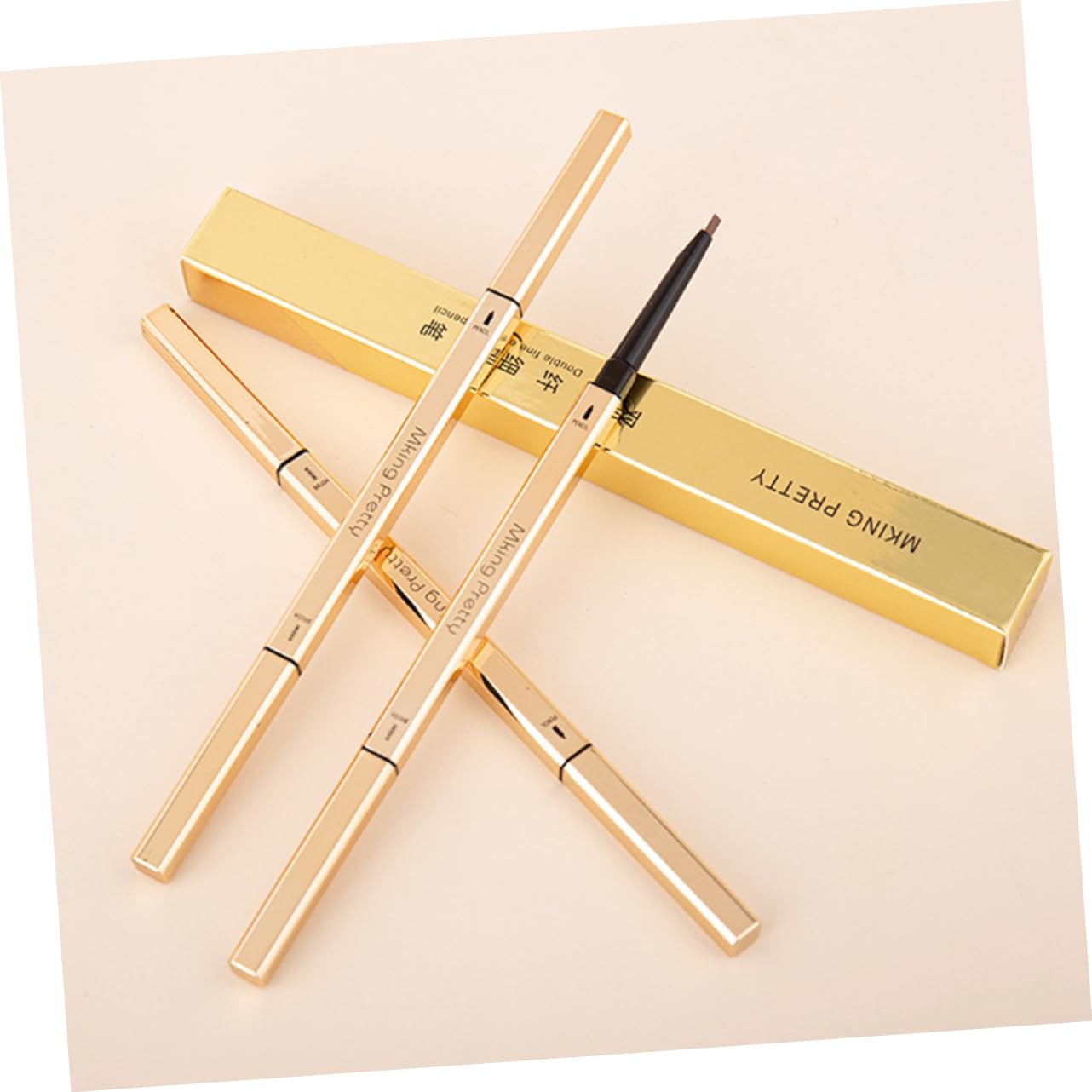 Карандаш для бровей Gogogmee 5St двусторонний Microblading для бровей Tintenstift с кисточкой водостойкий пластиковый, фото №7