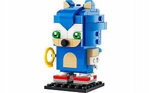 Дитячий конструктор LEGO Brick Headz Сонік (40627) synthetic.ua - Фото 1