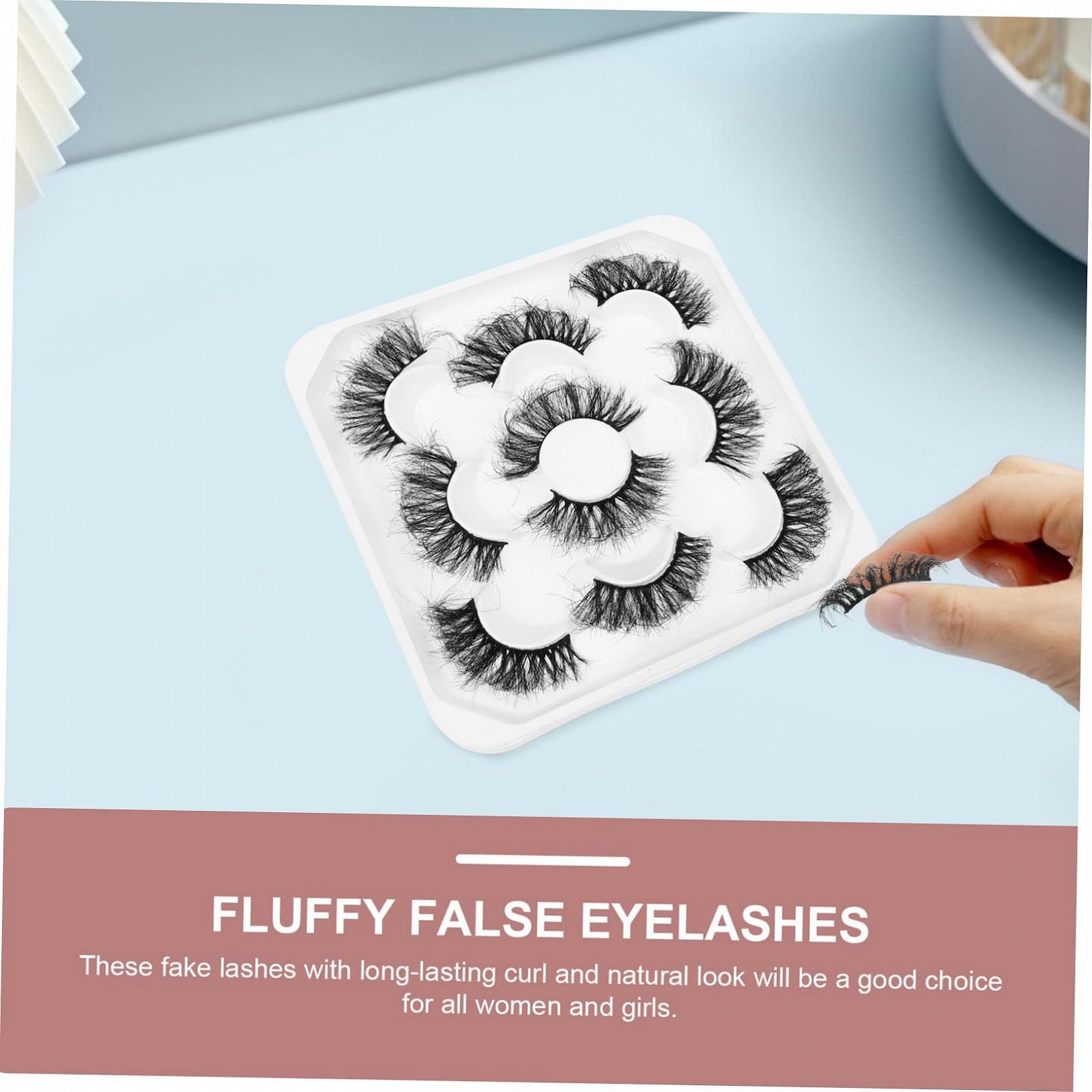 Вії Angoily 25 Пар 3D Чорний Довгий Дівчина Волокно, фото №6