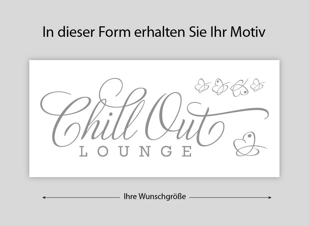 Наклейка на стіну Wandora Chill Out Lounge Метелики для вітальні та спальні 100 x 34 см G046 Світло-коричневий, фото №2