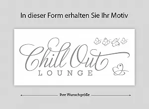 Наклейка на стіну Wandora Chill Out Lounge Метелики для вітальні та спальні 100 x 34 см G046 Світло-коричневий synthetic.ua - Фото 1