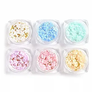 Набор для дизайна ногтей Цветы 3D Смена цвета Золото и серебро - Фото 1