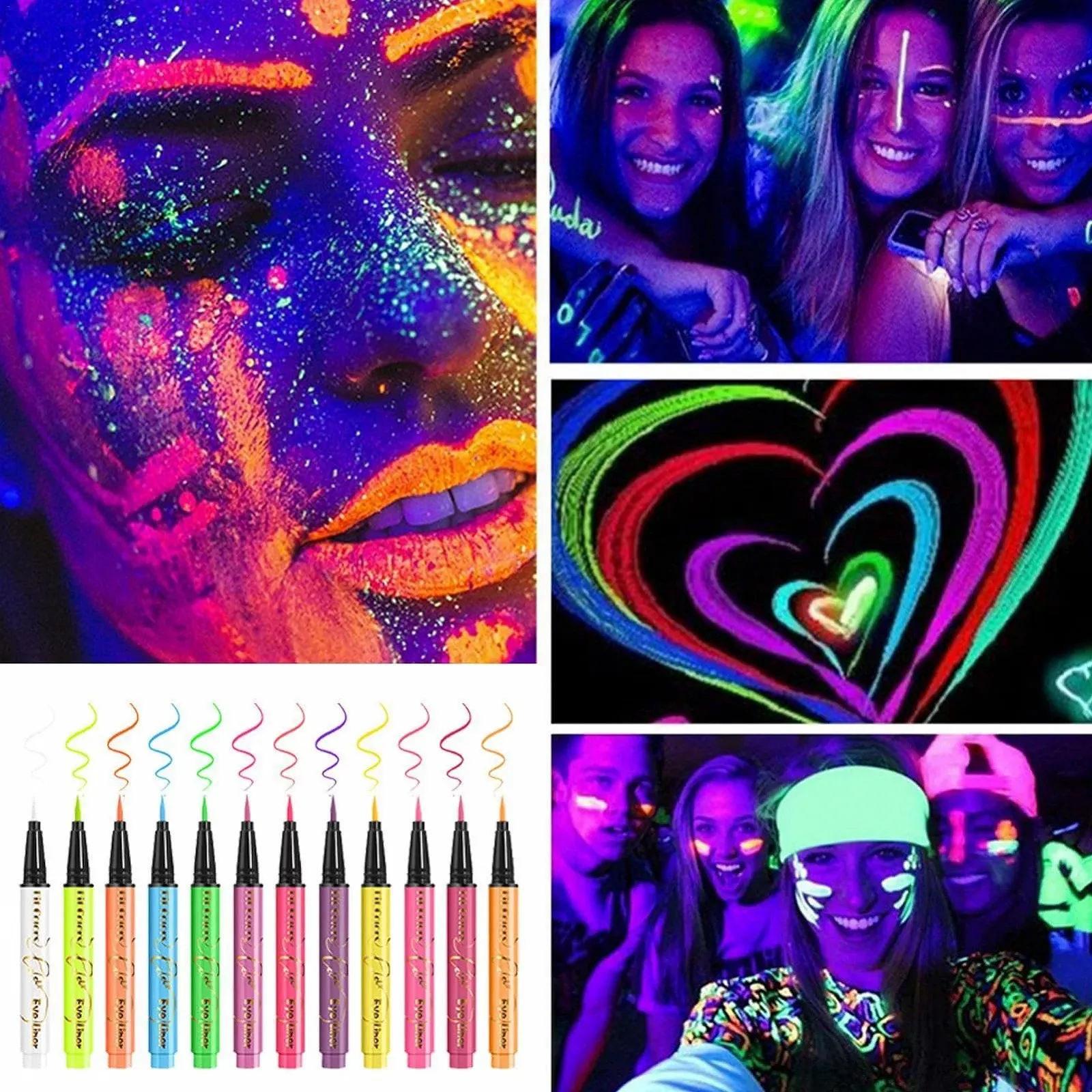 Підводка для очей Veeteah рідка, кольорова, блискуча, фото №2