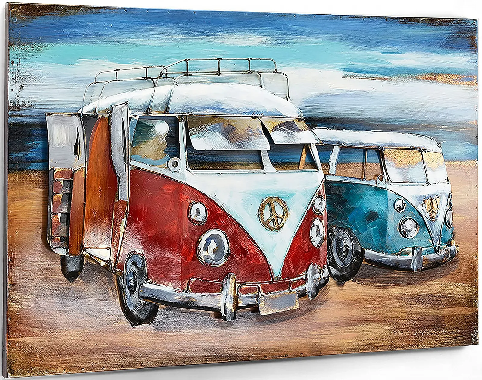 Металева картина Kobolo VW BULLY 2 3D-рельєф 108 x 72 см, фото №1 Металева картина Kobolo VW BULLY 2 3D-рельєф 108 x 72 см, фото №1