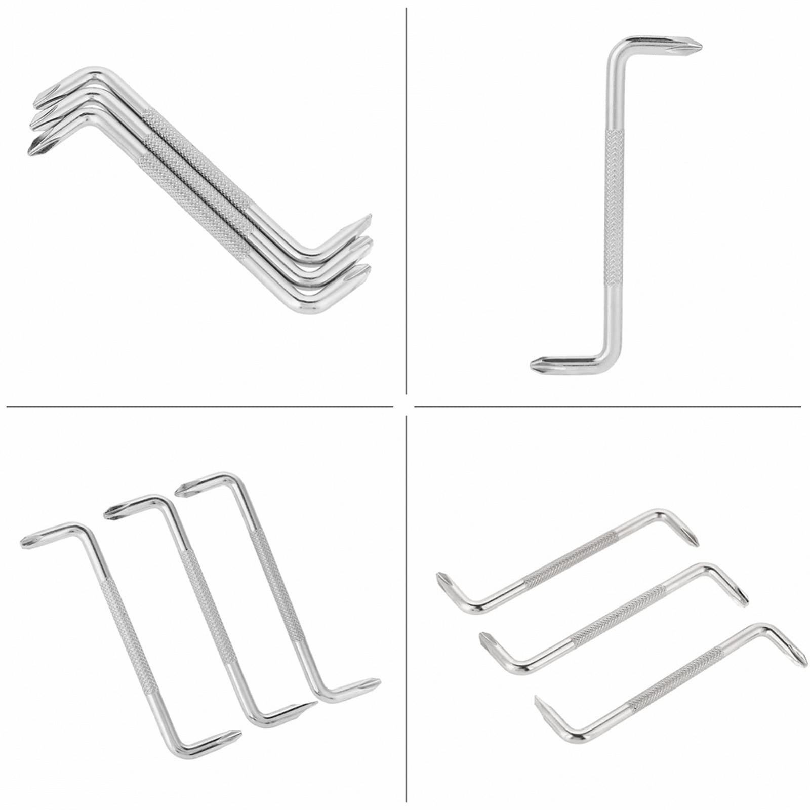 Викрутка Pro 90 градусів з трьох частин Ручка пряма Куточкова, фото №5 Викрутка Pro 90 градусів з трьох частин Ручка пряма Куточкова, фото №5