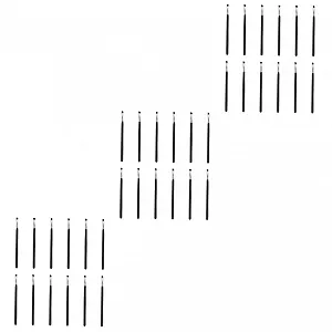 Набір кутових пензлів для брів FOMIYES 36 штук, аплікатори - Фото 1