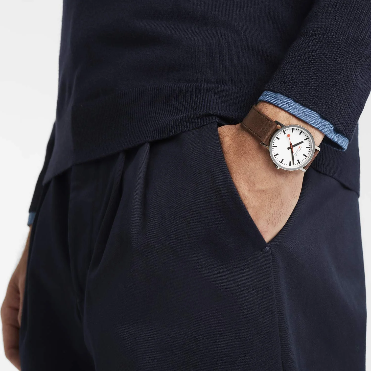 Мужские часы Mondaine Classic A660.30360.11SBG, фото №4 Мужские часы Mondaine Classic A660.30360.11SBG, фото №4