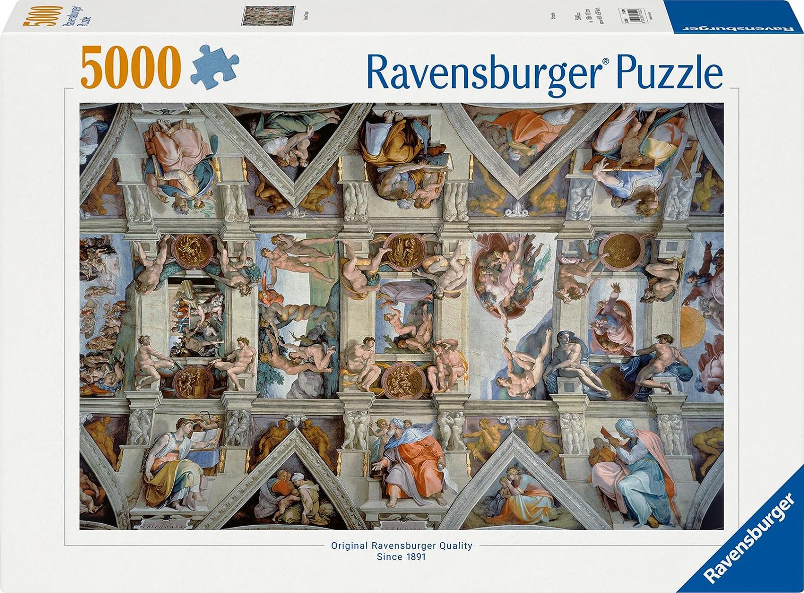 Пазл Ravensburger 17429 Sistine Chapel 5000 деталей, фото №2 Пазл Ravensburger 17429 Sistine Chapel 5000 деталей, фото №2