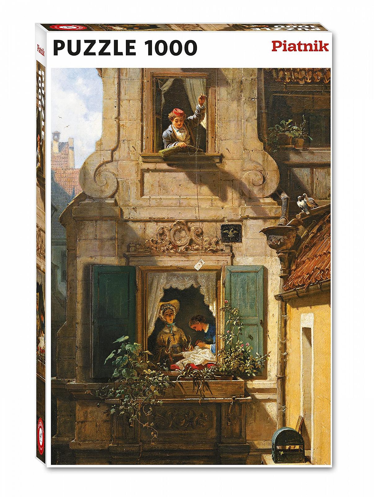 Пазл Spitzweg Перехваченное любовное письмо 1000 деталей, фото №1