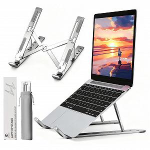 Підставка для ноутбука AiTodos, з алюмінієвого сплаву, регульована на 6 передач, легка, нековзна, складна портативна просте відведення тепла