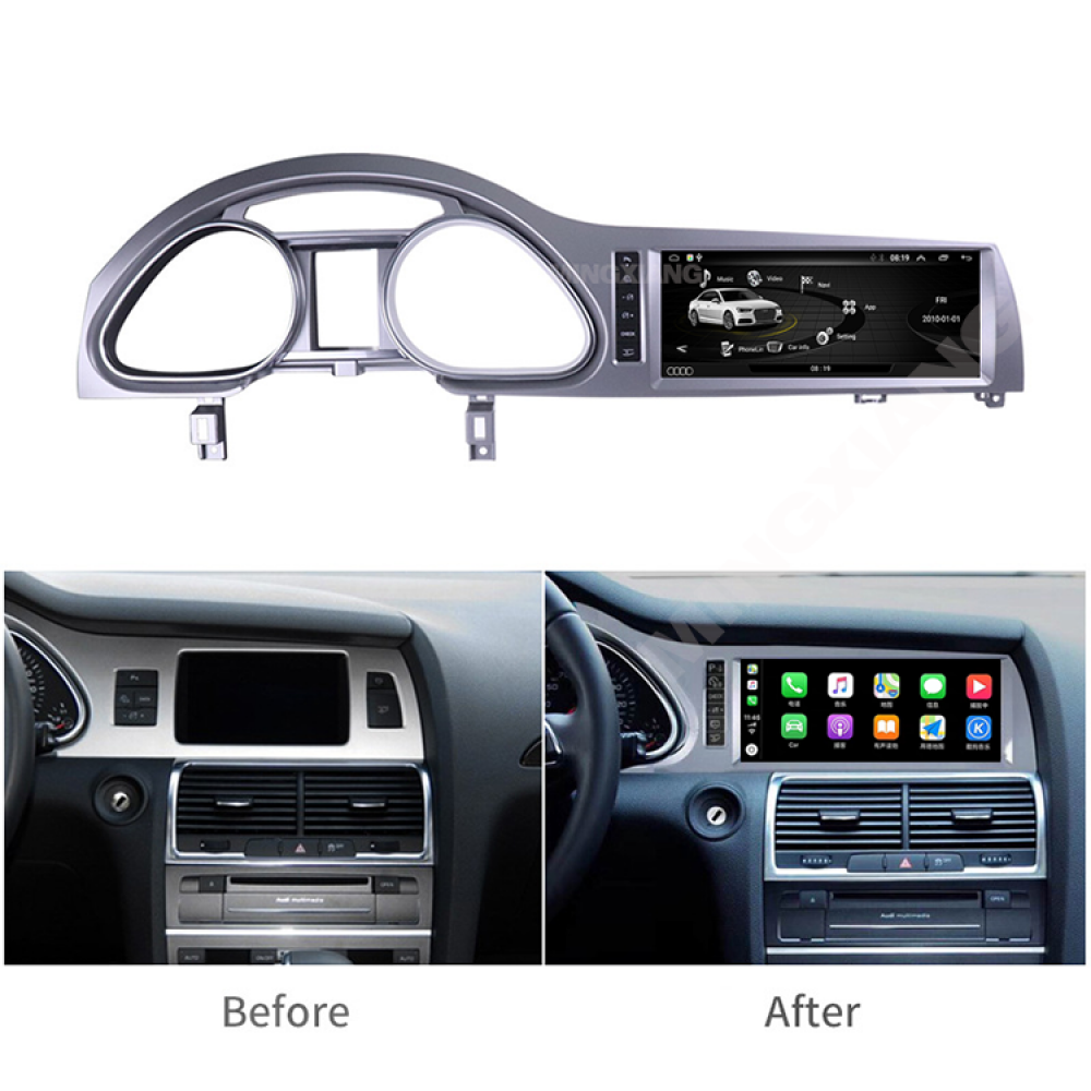 Штатная магнитола Torssen Audi Q7 10.25'' 464 4G Carplay 2005-2009 4/64Gb QLED 10.25, фото №1