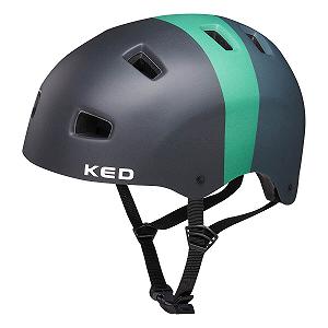 Шолом KED 5 Forty BMX Dirt Матовий Чорний/Зелений 2022 - Фото 1
