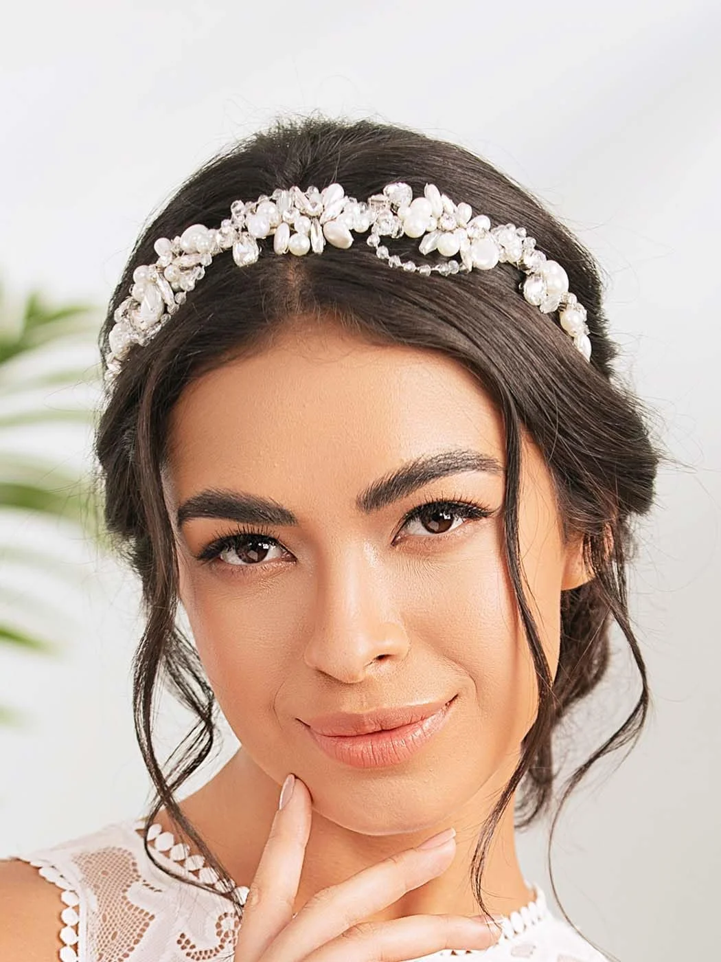 Обруч для волосся Перлинами, фото №4