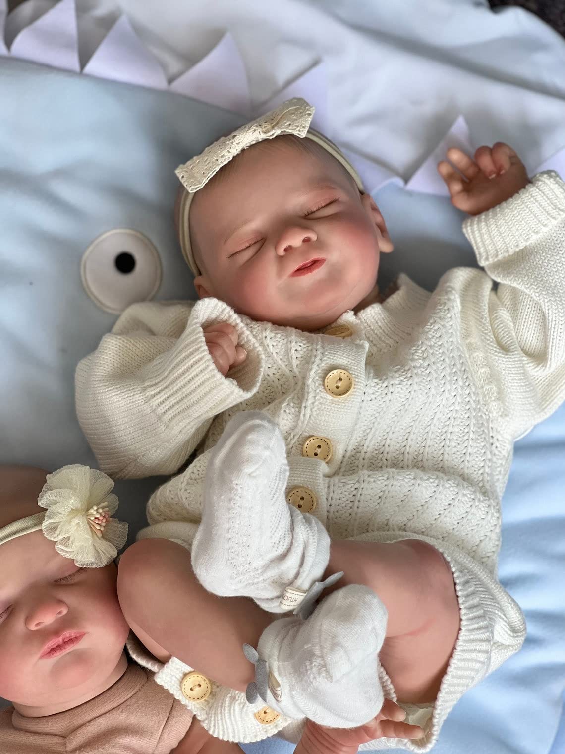 Лялька Zero pam Sleeping Reborn Baby Dolls Реалістична Силіконова Новонароджена Іграшка М'яке Тіло Вінілові Кінцівки, фото №6
