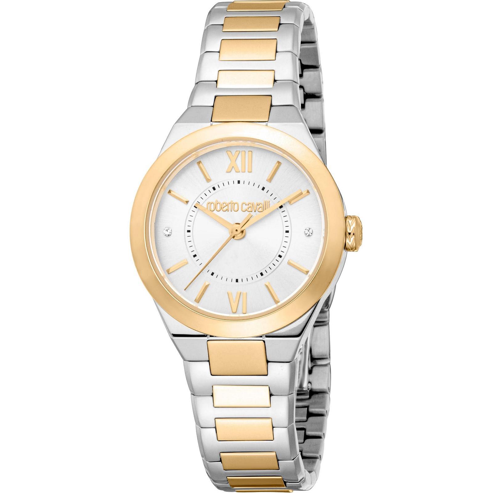 Женские аналоговые кварцевые часы Roberto Cavalli RC5L126M0055 со стальным ремешком, фото №1