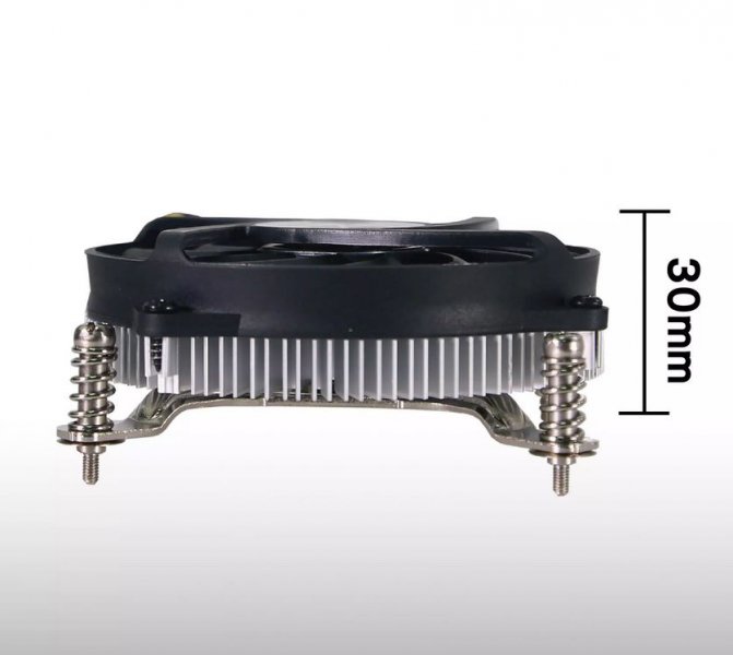 Кулер s.LGA1700, Titan DC-HA11TZ/RPW, 65W висота 30 мм supp PWM, фото №4