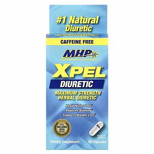 Мочегонные таблетки Mhp XPEL Diuretic Maximum Strength Caffeine Free 80 Capsules - Фото 1