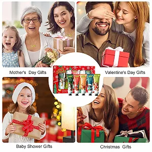 Крем для рук Набор из 5 мини-кремов для рук Рождественский подарочный набор, Увлажняющий крем для сухих потрескавшихся рук для зимы, Маленький рождественский подарок для мужчин/женщин/матерей/подруг Рождество synthetic.ua - Фото 1