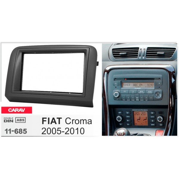 Рамка перехідна Carav 11-685 Fiat Croma, фото №3