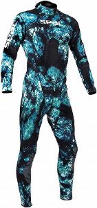 Гідрокостюм для дайвінгу Seac Body Fit Camo 1.5 mm Blue/Green synthetic.ua - Фото 1