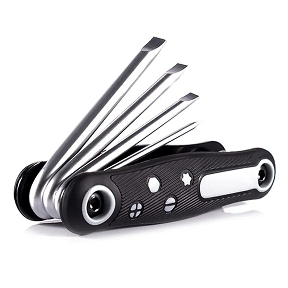 Набор отверток BOROCO 8 в 1 складной многофункциональный с крестовыми битами Портативный, фото №4