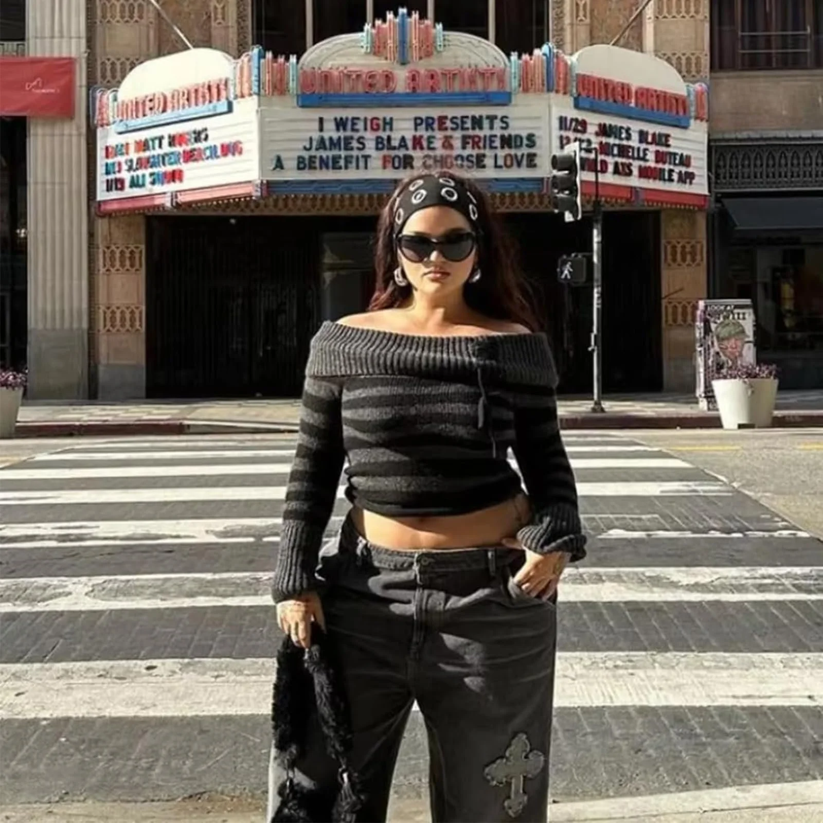 Пов'язка на голову Жіноча Еластична з порожнистими люверсами, фото №6