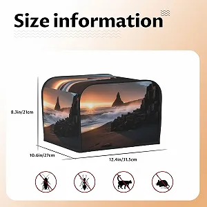 Чехол для тостера на 4 ломтика с двумя карманами цена на synthetic.ua - Фото 1 Чехол для тостера на 4 ломтика с двумя карманами synthetic.ua - Фото 1