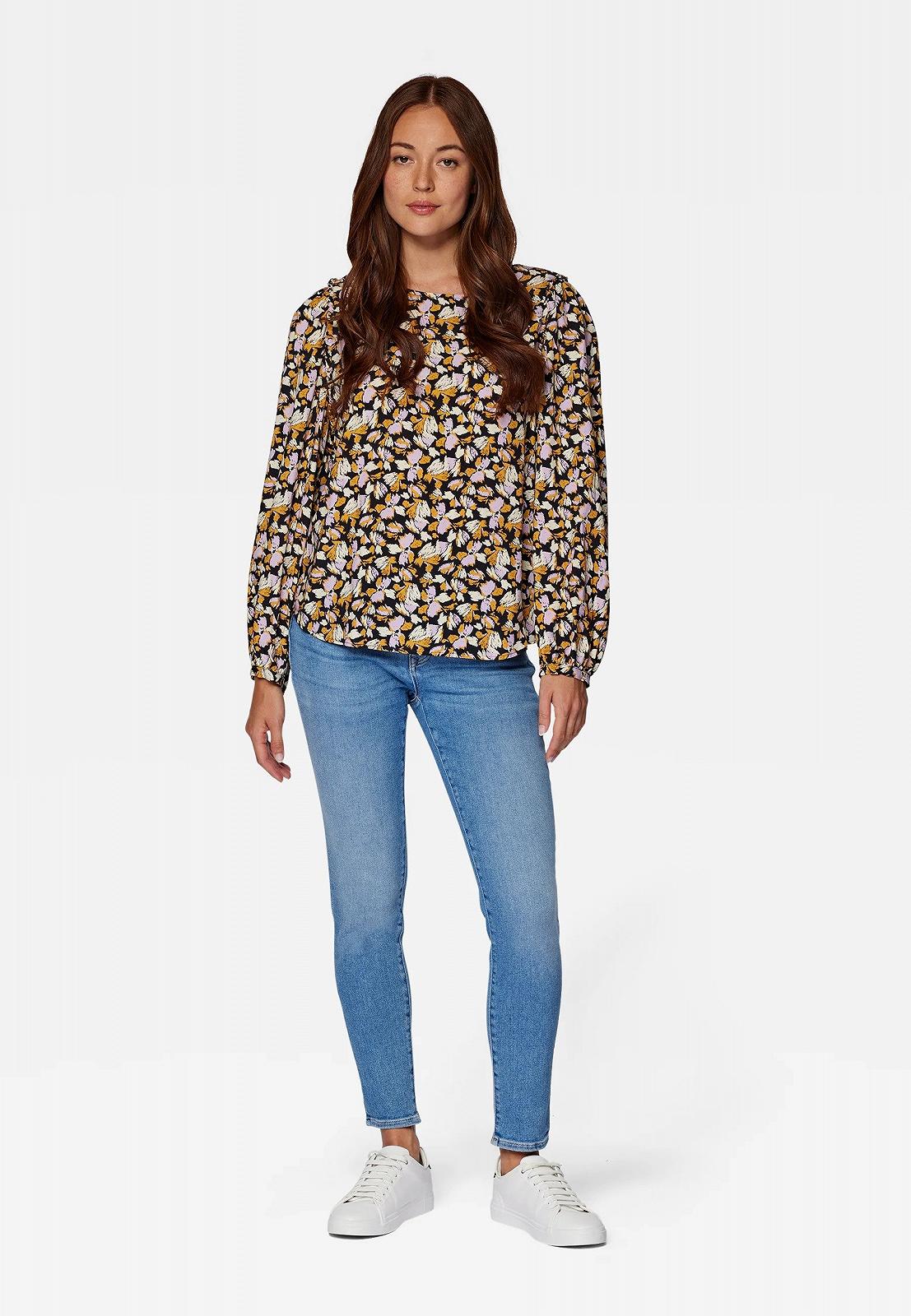 Женская блузка MAVI PRINTED BLOUSE Black - L, фото №1