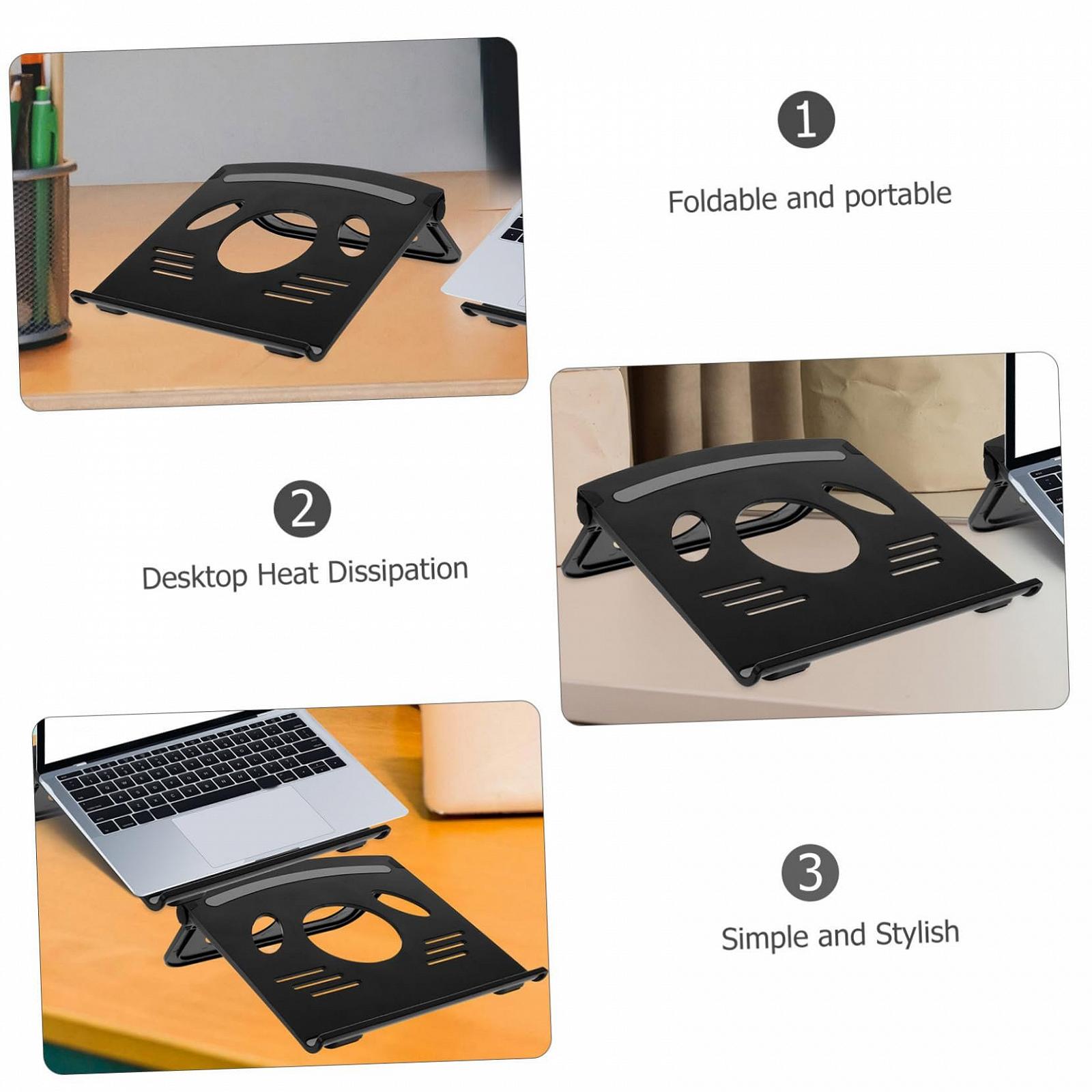 Держатель для ноутбука регулируемый, подставка для планшета, компактный и нескользящий, подходит для ноутбуков, планшетов и книг, фото №7 Держатель для ноутбука регулируемый, подставка для планшета, компактный и нескользящий, подходит для ноутбуков, планшетов и книг, фото №7