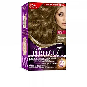 Фарба для волосся Wella Color Perfect Permanent, попелястий блонд, середній, 7/1 - Фото 1