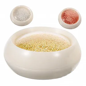 FRCOLOR 9 коробок Аксессуары для стальных шариков DIY и поделок Стразы Аксессуары для ногтей Украшение Золотой декор Маникюр DIY Аксессуары Стальные шарики для ногтей Украшение чехла мобильного телефона Зернистая сталь - Фото 1