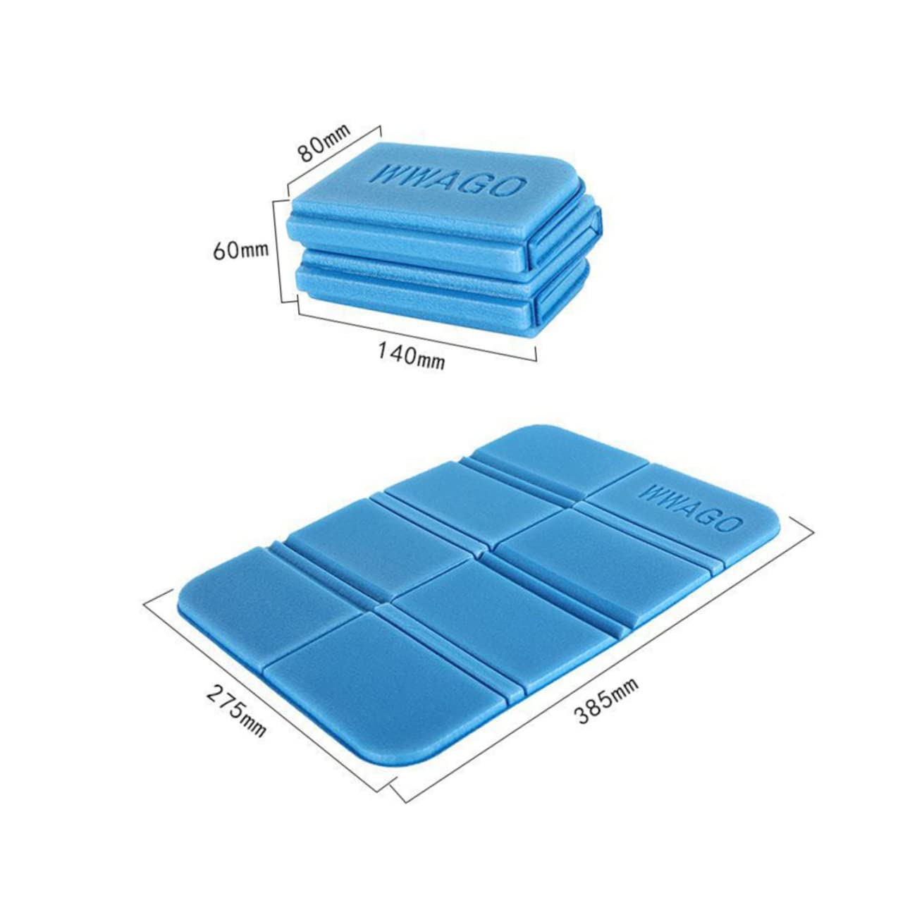 Килимок TENDYCOCO Набір 8 шт. Туристичний сидіння для кемпінгу, фото №2