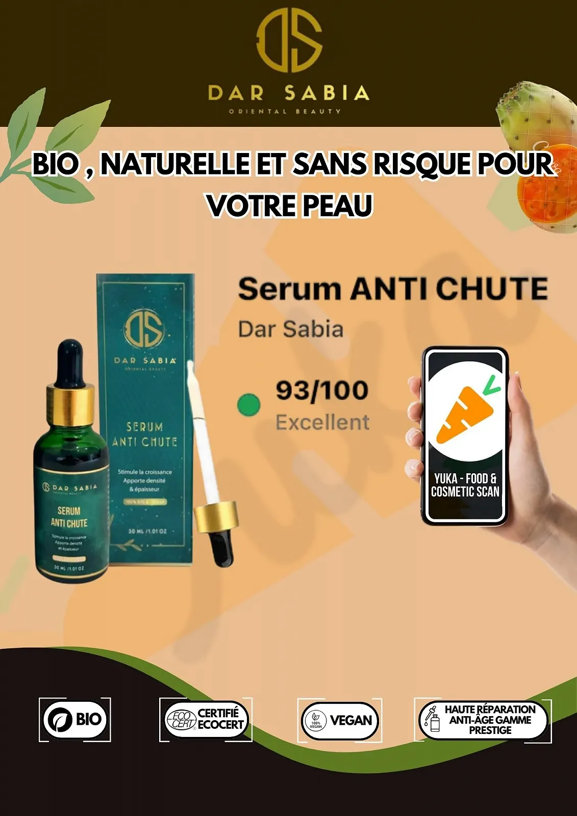 Органічна сироватка для росту волосся та проти випадіння, фото №2 Органічна сироватка для росту волосся та проти випадіння, фото №2