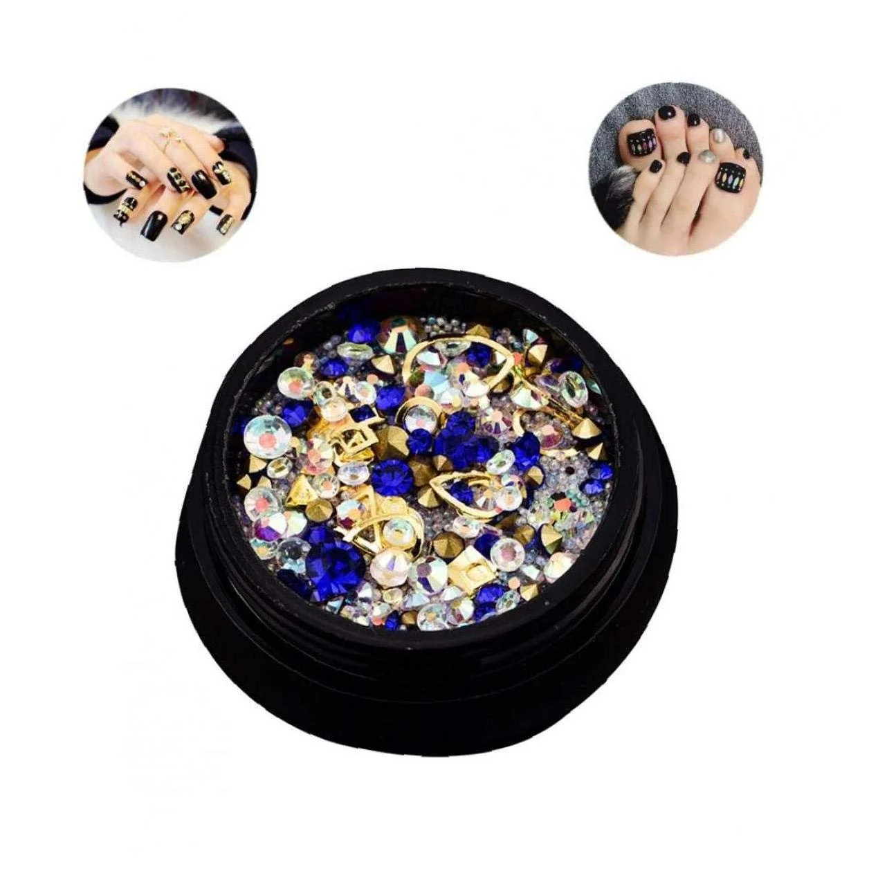 Стрази для нігтів Royal Blue, фото №2