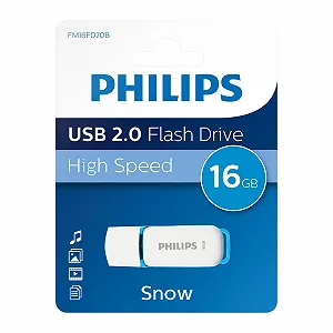 USB Flash Drive Philips Snow 16GB USB 2.0 Blue ціна на synthetic.ua - Фото 1 USB Flash Drive Philips Snow 16GB USB 2.0 Blue synthetic.ua - Фото 1