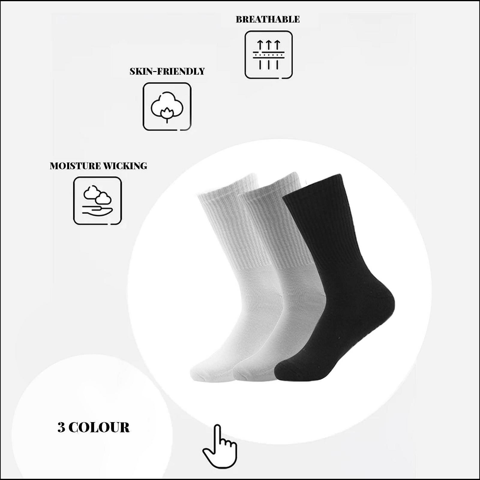 Носки Trainer Black, White, Grey, Sports 35-50, 80% Cotton (6 пар), фото №2